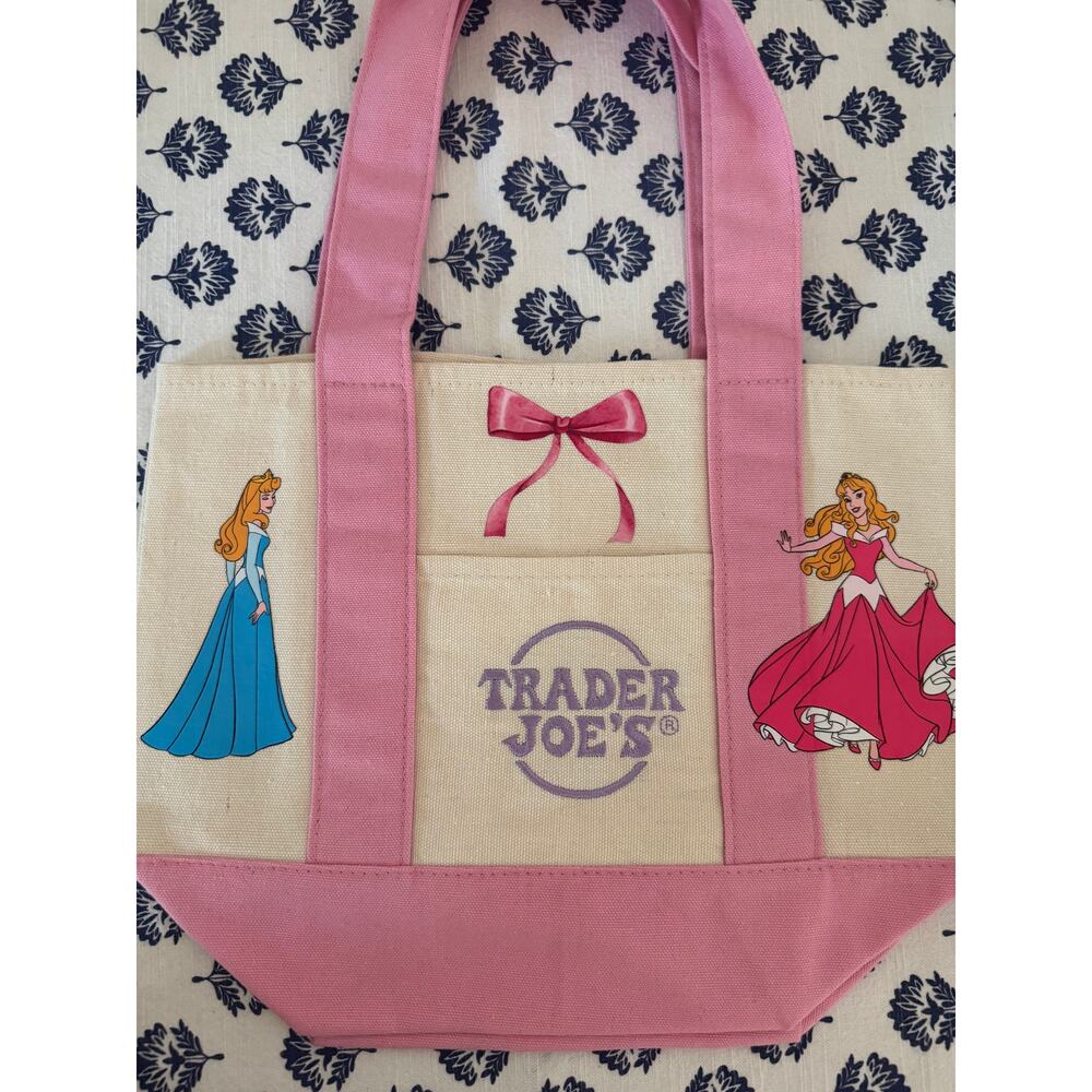 Disney Aurora Sleeping Beauty Double Sided Custom Made Trader Joes Mini Tote